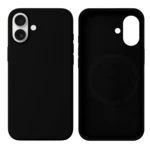 LindeCovers iPhone 16 Silikonecover - MagSafe Kompatibel 18 Black