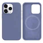 LindeCovers iPhone 16 Pro Silikonecover - MagSafe Kompatibel 46 Lavender Gray