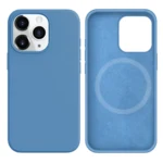 LindeCovers iPhone 16 Pro Silikonecover - MagSafe Kompatibel 24 Light Blue