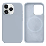 LindeCovers iPhone 16 Pro Silikonecover - MagSafe Kompatibel 26 Blue Gray