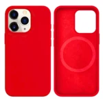LindeCovers iPhone 16 Pro Max Silikonecover - MagSafe Kompatibel 14 Red