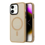 LindeCovers iPhone 12/12 Pro Transparent Cover - MagSafe Kompatibel 01 Dessert Gold