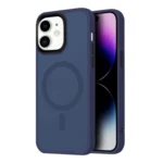 LindeCovers iPhone 12/12 Pro Transparent Cover - MagSafe Kompatibel 07 Dark Blue