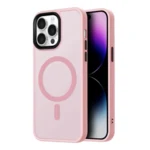 LindeCovers iPhone 13 Pro Transparent Cover - MagSafe Kompatibel 02 Pink