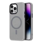 LindeCovers iPhone 14 Pro Transparent Cover - MagSafe Kompatibel 04 Gray