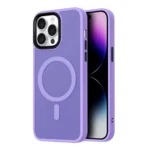 LindeCovers iPhone 14 Pro Transparent Cover - MagSafe Kompatibel 05 Light Purple