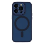 LindeCovers iPhone 13 Pro Max Premium Transparent Cover - MagSafe Kompatibel 07 Dark Blue