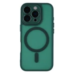 LindeCovers iPhone 14 Pro Max Premium Transparent Cover - MagSafe Kompatibel 09 Alpine Green