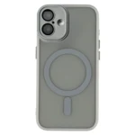 LindeCovers iPhone 16 Premium Transparent Cover - MagSafe Kompatibel 04 Gray