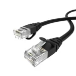 LindeCables CAT6 U/UTP Netværkskabel - 2 m Sort