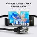 LindeCables CAT6A S/FTP Netværkskabel - 0.5 m