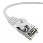 LindeCables CAT6A S/FTP Netværkskabel - 0.5 m Hvid