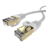 LindeCables CAT7 S/FTP Netværkskabel - 15 m Hvid
