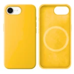 LindeCovers iPhone 16e Silikonecover - MagSafe Kompatibel 4 Yellow