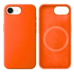 LindeCovers iPhone 16e Silikonecover - MagSafe Kompatibel 66 Golden Orange