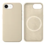 LindeCovers iPhone 16e Silikonecover - MagSafe Kompatibel 11 Antique White