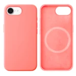 LindeCovers iPhone 16e Silikonecover - MagSafe Kompatibel 12 Pink