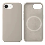 LindeCovers iPhone 16e Silikonecover - MagSafe Kompatibel 10 Rock Gray