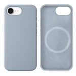 LindeCovers iPhone 16e Silikonecover - MagSafe Kompatibel 26 Blue Gray
