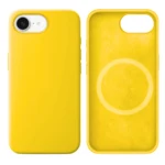 LindeCovers iPhone 16e Silikonecover - MagSafe Kompatibel 55 Light Yellow