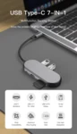 LindeCables USB-C 7-i-1 Hub – Core