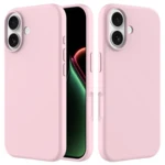 LindeCovers iPhone 17 - Silikonecover 75 Gray Pink