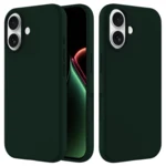 LindeCovers iPhone 17 - Silikonecover 49 Green Black