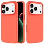 LindeCovers iPhone 17 Pro - Silikonecover 65 Pink Orange