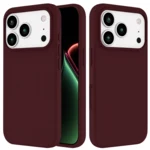 LindeCovers iPhone 17 Pro - Silikonecover 67 Plum