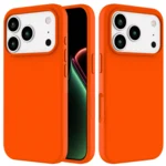 LindeCovers iPhone 17 Pro Max - Silikonecover 66 Golden Orange