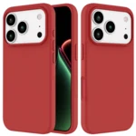 LindeCovers iPhone 17 Pro Max - Silikonecover 25 Camellia Red