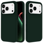 LindeCovers iPhone 17 Pro Max - Silikonecover 49 Green Black