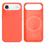 LindeCovers iPhone Air Silikonecover - MagSafe Kompatibel 65 Pink Orange