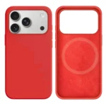 LindeCovers iPhone 17 Pro Silikonecover - MagSafe Kompatibel 39 Cranberry