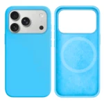 LindeCovers iPhone 17 Pro Silikonecover - MagSafe Kompatibel 16 Blue