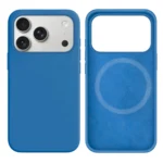 LindeCovers iPhone 17 Pro Silikonecover - MagSafe Kompatibel 38 Cowboy Blue