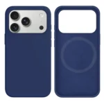 LindeCovers iPhone 17 Pro Silikonecover - MagSafe Kompatibel 57 Ice Ocean Blue