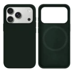 LindeCovers iPhone 17 Pro Silikonecover - MagSafe Kompatibel 64 New Green