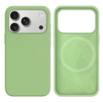 LindeCovers iPhone 17 Pro Silikonecover - MagSafe Kompatibel 1 Mint Green