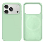 LindeCovers iPhone 17 Pro Silikonecover - MagSafe Kompatibel 68 Pistachio