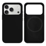 LindeCovers iPhone 17 Pro Silikonecover - MagSafe Kompatibel 18 Black