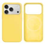 LindeCovers iPhone 17 Pro Max Silikonecover - MagSafe Kompatibel 4 Yellow