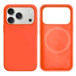 LindeCovers iPhone 17 Pro Max Silikonecover - MagSafe Kompatibel 13 Orange