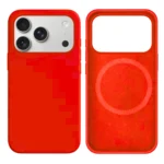 LindeCovers iPhone 17 Pro Max Silikonecover - MagSafe Kompatibel 14 Red