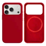 LindeCovers iPhone 17 Pro Max Silikonecover - MagSafe Kompatibel 33 Dark Red