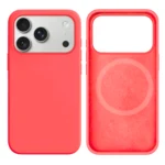 LindeCovers iPhone 17 Pro Max Silikonecover - MagSafe Kompatibel 29 Peach