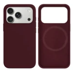 LindeCovers iPhone 17 Pro Max Silikonecover - MagSafe Kompatibel 67 Plum