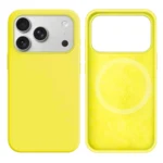 LindeCovers iPhone 17 Pro Max Silikonecover - MagSafe Kompatibel 32 Shiny Yellow