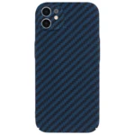 LindeCovers iPhone 11 Carbon Cover 04 Dark Blue