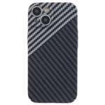 LindeCovers iPhone 13 Carbon Cover 02 White/Black